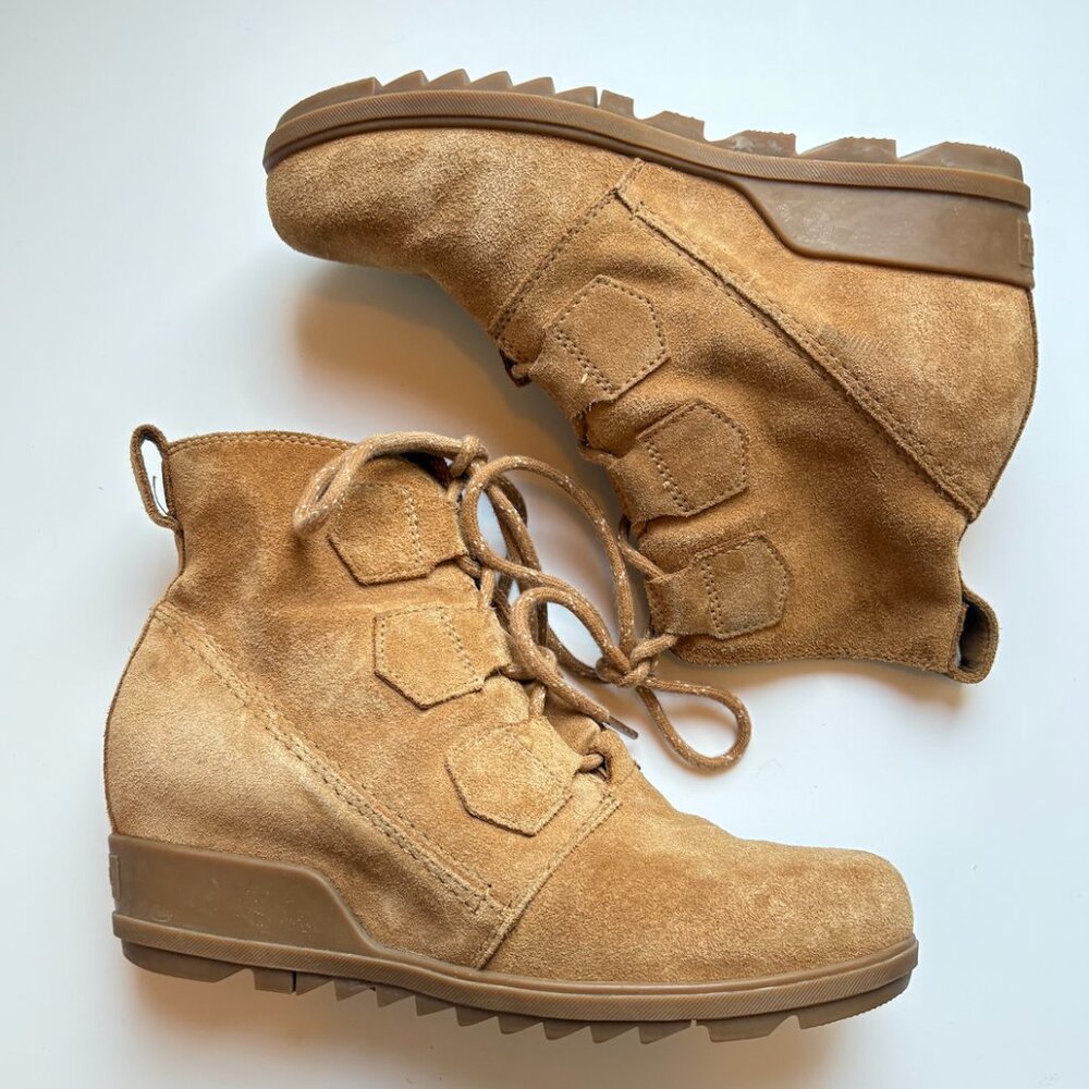 Sorel Toronto Lace-Up Wedge Booties